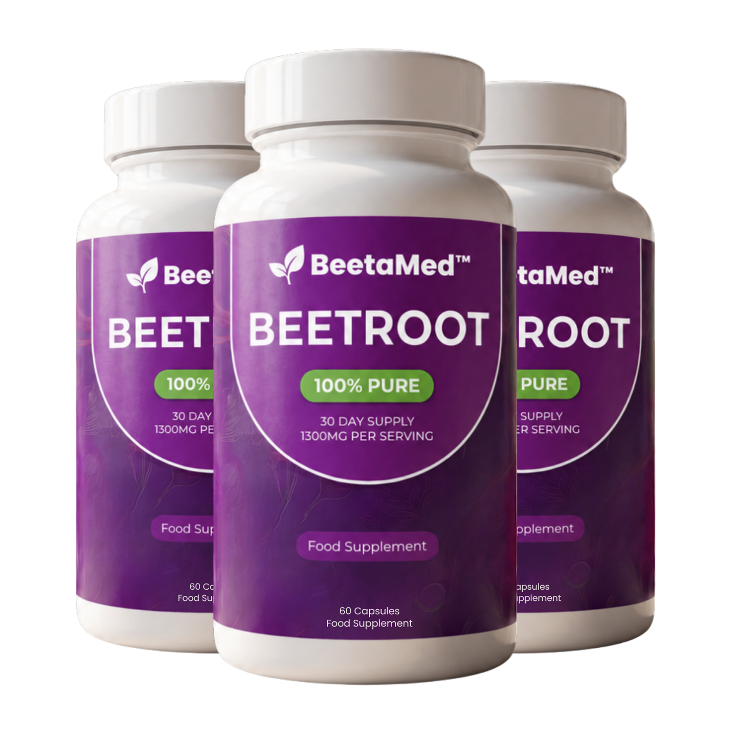 BeetaMed™ Beetroot Capsules | Daily Circulation, Energy & Joint Support Supplement